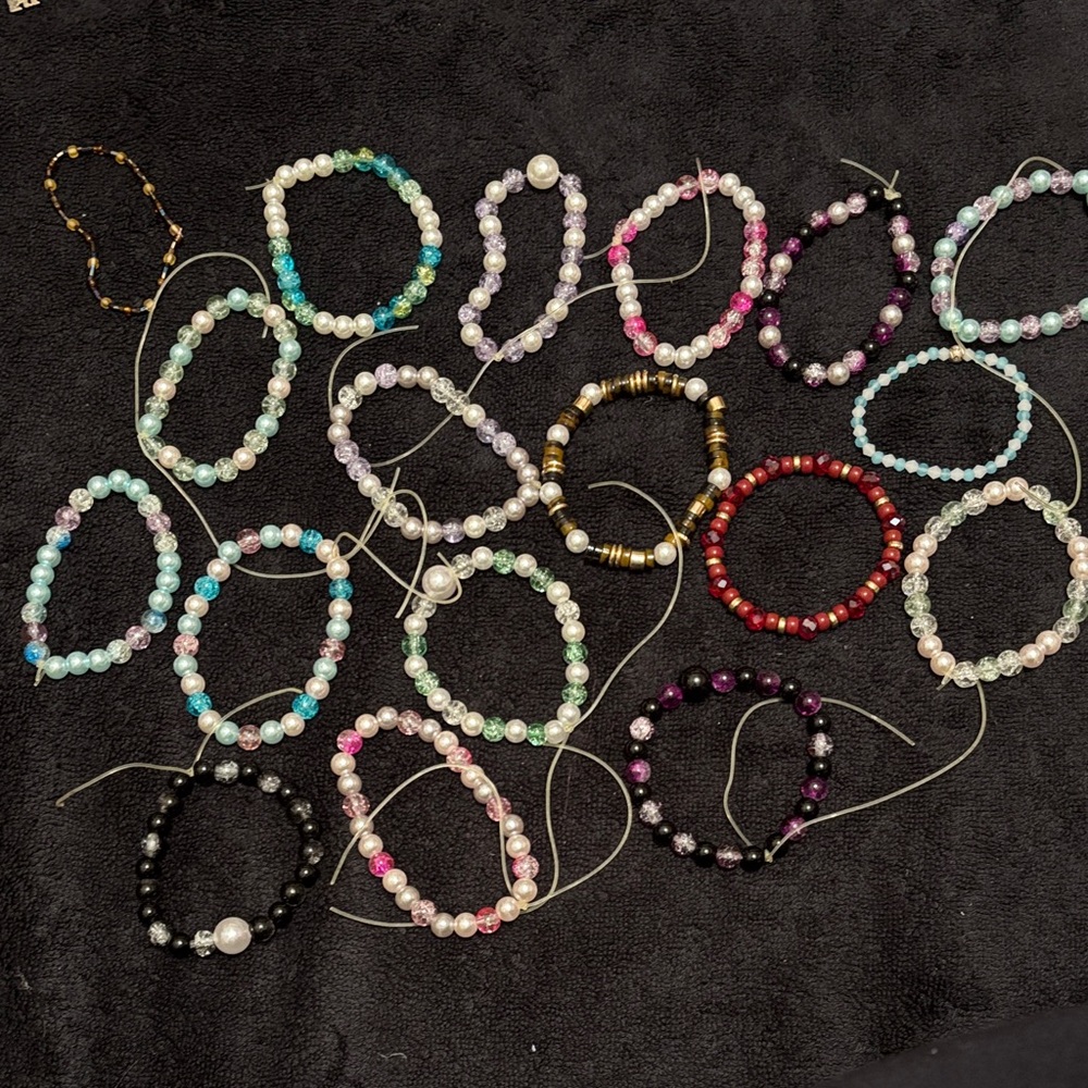 Elegant Multicolor Beaded Bracelet Set